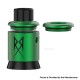 Authentic Thunder Cloud x GrimmGreen Recoil R3 TSC RDA Atomizer - Red, SS + Aluminum, Single / Dual Coil, BF Pin, 24mm