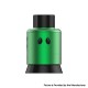 Authentic Thunder Cloud x GrimmGreen Recoil R3 TSC RDA Atomizer - Silver, SS + Aluminum, Single / Dual Coil, BF Pin, 24mm