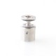 YFTK All in One Tank Cap 2.0ml for Flash e-Vapor V4.5S+ / V4.5 Style RTA - Silver, Upgrade Version
