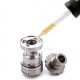 Authentic Thunderhead Creations Fog Rider RTA Atomizer - Silver, 2.5ml, 22mm Diameter