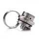 Authentic Thunderhead Creations Fog Rider RTA Atomizer - Silver, 2.5ml, 22mm Diameter