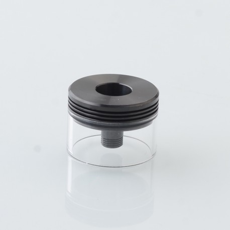 Rekavape Replacement Nano Tank Tube Kit for Kuma 22mm RTA - Black, Stainless Steel + Glass, 2.0ml