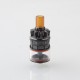 Rook Style RPGA Mesh / Cotton Deck RDTA Atomizer - Black, 3ml, BF Pin, 22mm Diameter