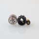 Rook Style RPGA Mesh / Cotton Deck RDTA Atomizer - Black, 3ml, BF Pin, 22mm Diameter