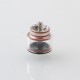 Rook Style RPGA Mesh / Cotton Deck RDTA Atomizer - Black, 3ml, BF Pin, 22mm Diameter