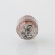 Rook Style RPGA Mesh / Cotton Deck RDTA Atomizer - Sandblasted Silver, 3ml, BF Pin, 22mm Diameter