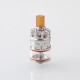 Rook Style RPGA Mesh / Cotton Deck RDTA Atomizer - Silver, 3ml, BF Pin, 22mm Diameter