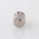 Rook Style RPGA Mesh / Cotton Deck RDTA Atomizer - Silver, 3ml, BF Pin, 22mm Diameter