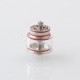 Rook Style RPGA Mesh / Cotton Deck RDTA Atomizer - Silver, 3ml, BF Pin, 22mm Diameter