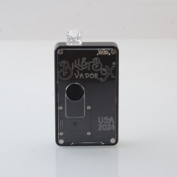 SXK BB Style 60W All-in-One VW Box Mod Kit w/ USB Port - Black, 1~60W, 1 x 18650, Evolv DNA 60 (2024 Logo)