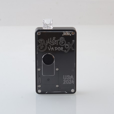 SXK BB Style 60W All-in-One VW Box Mod Kit w/ USB Port - Black, 1~60W, 1 x 18650, Evolv DNA 60 (2024 Logo)