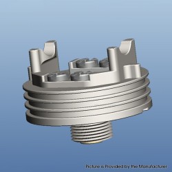 YFTK FEV Extreme Base Deck Kit for Flash e-Vapor V4.5S+ / V4.5 Style 23mm RTA Atomizer -Silver