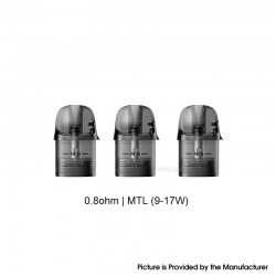 [Ships from Bonded Warehouse] Authentic Lost Vape E-Plus V2 Pod Cartridge for Thelema Elite 40 / Elite Art 40 - 0.8ohm (3 PCS)