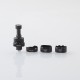 KILLAB Style RBA Bridge for SXK BB / Billet Box Mod Kit / Boro w/ 4 PCS Rings - Black, Air Pin 1.2 / 2.0 / 2.5 / 3.0 / 3.5mm