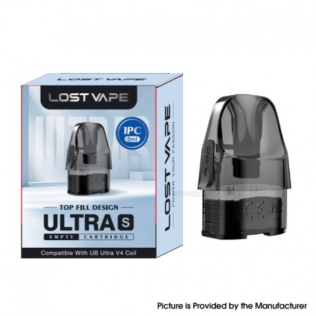 [Ships from Bonded Warehouse] Authentic Lost Vape Ultra S Empty Pod Cartridge for Centaurus PM100 Pod Mod Kit - 5ml (1 PC)
