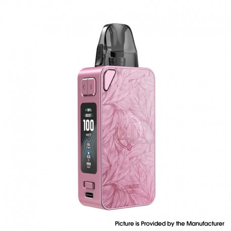 [Ships from Bonded Warehouse] AuthenticLost Vape Centaurus PM100 100W Pod Mod Kit - Feather Pink, VW 5~100W, 4500mAh, 5ml