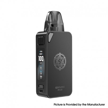 [Ships from Bonded Warehouse] AuthenticLost Vape Centaurus PM100 100W Pod Mod Kit - Matte Black, VW 5~100W, 4500mAh, 5ml