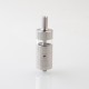 JIAN Flash RTA Atomizer with 13 Air Pins Full Kit - Silver, 316SS + Glass + PC, 4.5ml / 6ml, 22mm Diameter