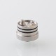 JIAN Flash RTA Atomizer with 13 Air Pins Full Kit - Silver, 316SS + Glass + PC, 4.5ml / 6ml, 22mm Diameter