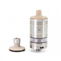 SXK Monarchy OST Old School R Style MTL RTA Atomizer - Silver, 4.5ml, Air Pin 1 / 1.2 / 1.5 / 2.5 / 3 / 3.5mm, 22mm Diameter