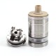 SXK Monarchy OST Old School R Style MTL RTA Atomizer - Silver, 4.5ml, Air Pin 1 / 1.2 / 1.5 / 2.5 / 3 / 3.5mm, 22mm Diameter