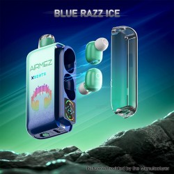 [Ships from AU Warehouse] Authentic AiRMEZ Xbeats 40K Disposable Vape Kit - Blue Razz Ice, 20ml, 1000mAh, 50mg