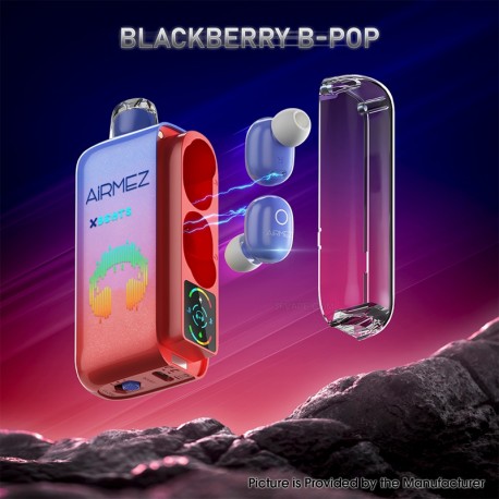 [Ships from AU Warehouse] Authentic AiRMEZ Xbeats 40K Disposable Vape Kit - Blackberry B-Pop, 20ml, 1000mAh, 50mg