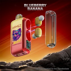 [Ships from AU Warehouse] Authentic AiRMEZ Xbeats 40K Disposable Vape Kit - Blueberry Banana, 20ml, 1000mAh, 20mg