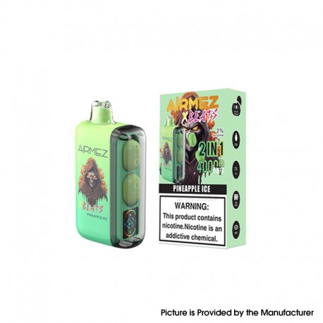 [Ships from AU Warehouse] Authentic AiRMEZ Xbeats 40K Disposable Vape Kit - Pineapple Ice, 20ml, 1000mAh, 20mg