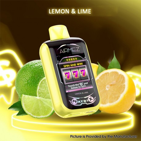[Ships from EU-1 Warehouse] Authentic AiRMEZ Matrix Pro 30K Disposable Vape Kit - Lemon & Lime, 800mAh, 22ml, 50mg