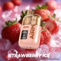 [Ships from EU-1 Warehouse] Authentic AiRMEZ lux 60k Disposable Vape Kit - Strawberry Ice, 650mAh, 30ml, 20mg