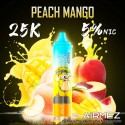 [Ships from EU-1 Warehouse] Authentic AiRMEZ Tornado 25k Disposable Vape Kit - Peach Mango, 650mAh, 25ml, 50mg