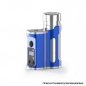 Authentic MECHVAPE x EVOLV Paramour DNA80C 80W SBS Box Mod - Blue Silver, VW 1~80W, 1 x 18650 / 21700, Evolv DNA80C Chip