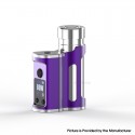 Authentic MECHVAPE x EVOLV Paramour DNA80C 80W SBS Box Mod - Purple Silver, VW 1~80W, 1 x 18650 / 21700, Evolv DNA80C Chip