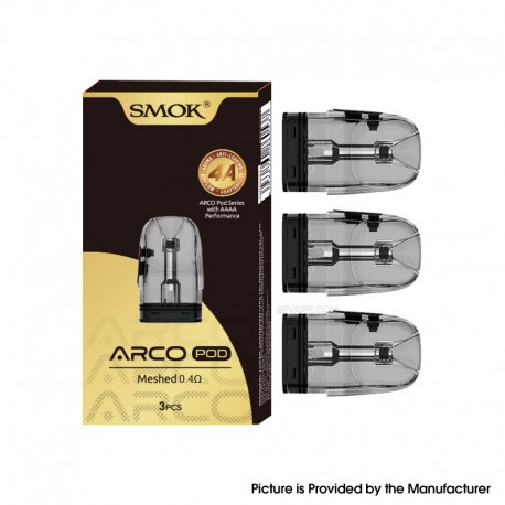 [Ships from Bonded Warehouse] Authentic SMOK ARCO Pod Cartridge for ARCO DIGI, ARCO MAX, ARCO E1 Kit - 3ml, 0.4ohm (3 PCS)
