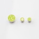 Rekavape Replacement Button Set for BMM.38 Aio Style Mod - Green, Monarchy Stars Pattern (3 PCS)