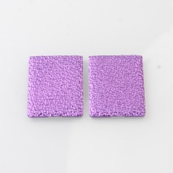 Replacement Front + Back Cover Panel Plate for LVE Orion II Pro AIO Kit - Purple, Aluminum Alloy (2 PCS)