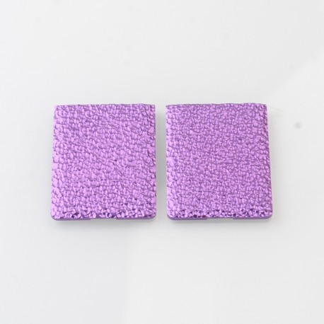 Replacement Front + Back Cover Panel Plate for LVE Orion II Pro AIO Kit - Purple, Aluminum Alloy (2 PCS)