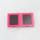 Replacement Front + Back Cover Panel Plate for LVE Orion II Pro AIO Kit - Deep Pink, Aluminum Alloy (2 PCS)