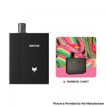 [Ships from Bonded Warehouse] Authentic Kumiho SOOTHE D 20K Replaceable Disposable Pod Kit -Rainbow Candy, 650mAh, 12ml, 20mg