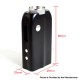 SXK Scud TT Style 70W TC VW Vape Box Mod - Black, POM, 1~70W, 1 x 18650, SEVO 70 Chipset