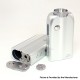 SXK Scud TT Style DNA 60W TC VW Vape Box Mod - Silver, Aluminum Alloy, 1~60W, 1 x 18650, Evolv DNA 60 Chipset