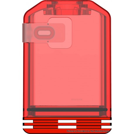 Authentic Veepon Tita X2 Boro Tank for BB / Billet / Boro Mod - Damascus + Red, Stainless Steel + PCTG