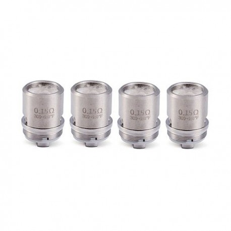 Authentic YouDe UD Zephyrus Ni200 OCC Coil Heads - Silver, 0.15 ohm (25~80W / 300'F~600'F) (4 PCS)