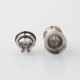 Skyline-R Style RTA Final Edition Rebuildable Tank Atomizer - Silver, 3.2ml, 5 PCS Air Pins 0.8, 1.0, 1.2, 1.5, 2.0mm, 22mm