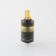 YFTK Four One Five 415 RTA Virtuous Style Atomizer - Black, 3.3ml, Air Pin 2 x 0.8mm, 1 x 1mm, 1 x 1.4mm, 3 x 0.8mm, 22mm Dia