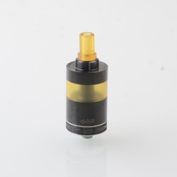 YFTK Four One Five 415 RTA Virtuous Style Atomizer - Black, 3.3ml, Air Pin 2 x 0.8mm, 1 x 1mm, 1 x 1.4mm, 3 x 0.8mm, 22mm Dia