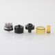 YFTK Four One Five 415 RTA Virtuous Style Atomizer - Black, 3.3ml, Air Pin 2 x 0.8mm, 1 x 1mm, 1 x 1.4mm, 3 x 0.8mm, 22mm Dia