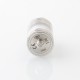 Rekavape Diplomat V1.5 Style MTL RTA Atomizer - Silver, 316SS + PC / PEI, 6.2ml, 3 PCS Air Pins:1.2, 1.5, 1.8mm, 23mm