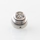 Rekavape Diplomat V1.5 Style MTL RTA Atomizer - Silver, 316SS + PC / PEI, 6.2ml, 3 PCS Air Pins:1.2, 1.5, 1.8mm, 23mm